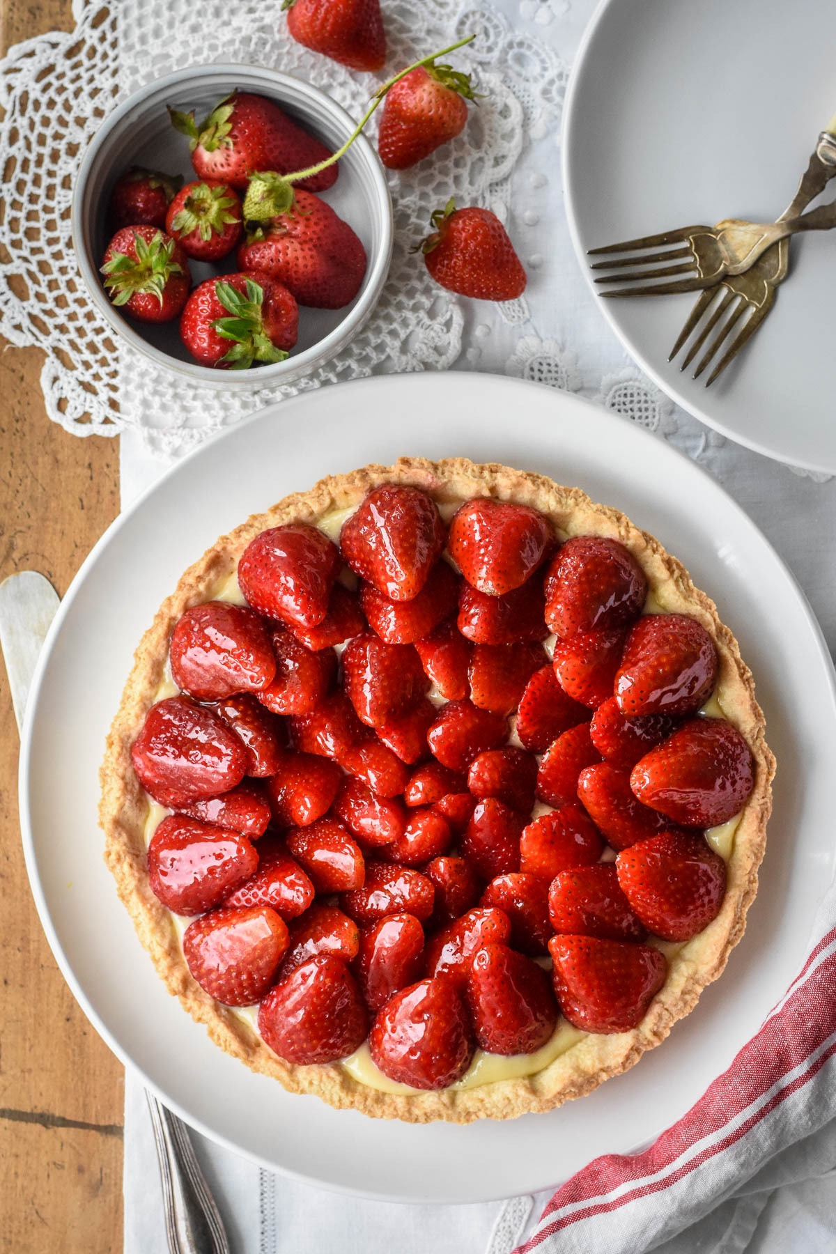 French Strawberry Tart (Tarte Aux Fraises) - Pardon Your French