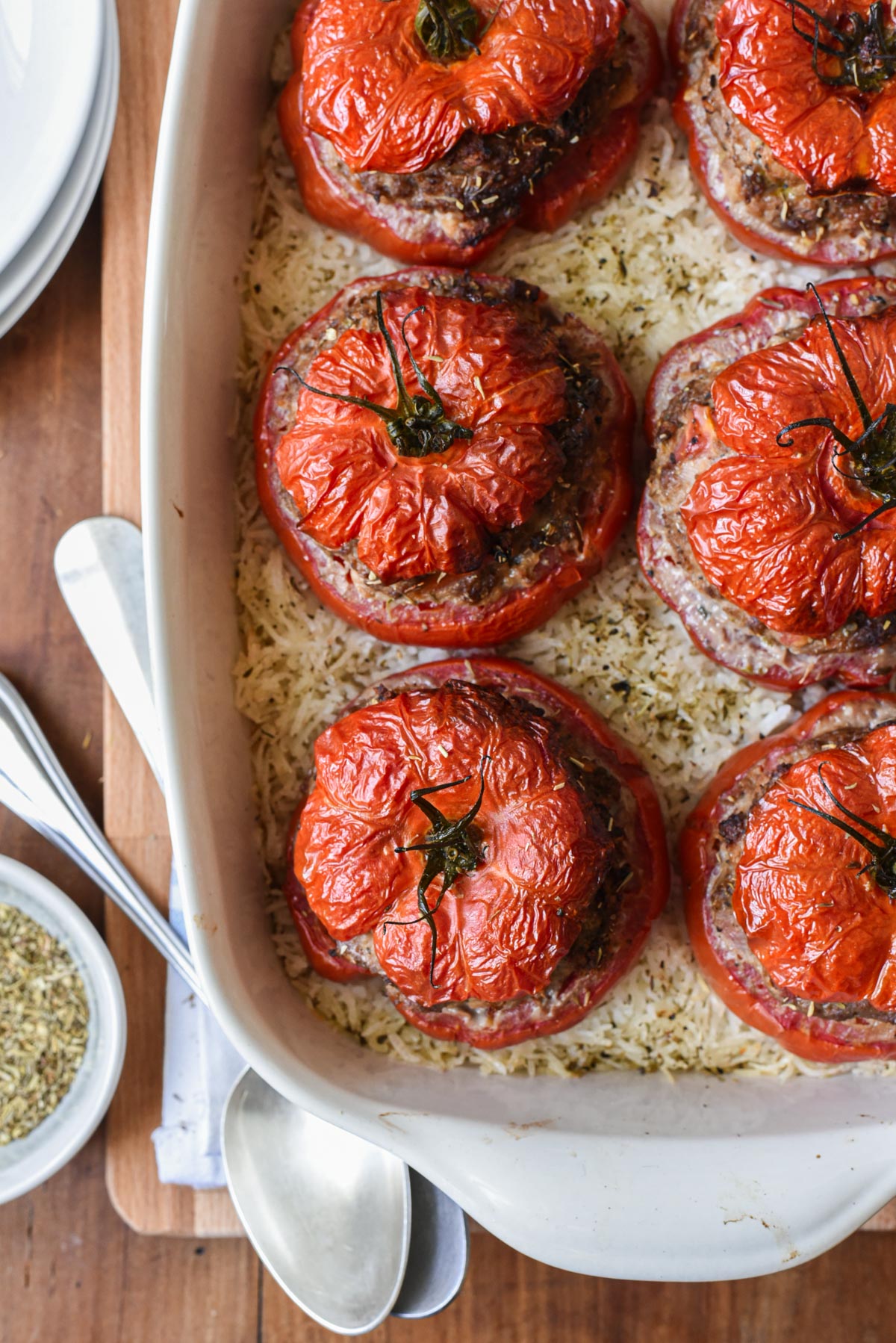 French-Style Stuffed Tomatoes (Tomates Farcies) - Pardon Your French