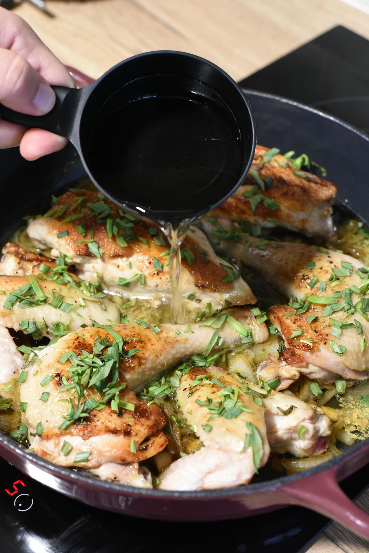 Creamy French Chicken Tarragon (Poulet à L’Estragon) - Pardon Your French