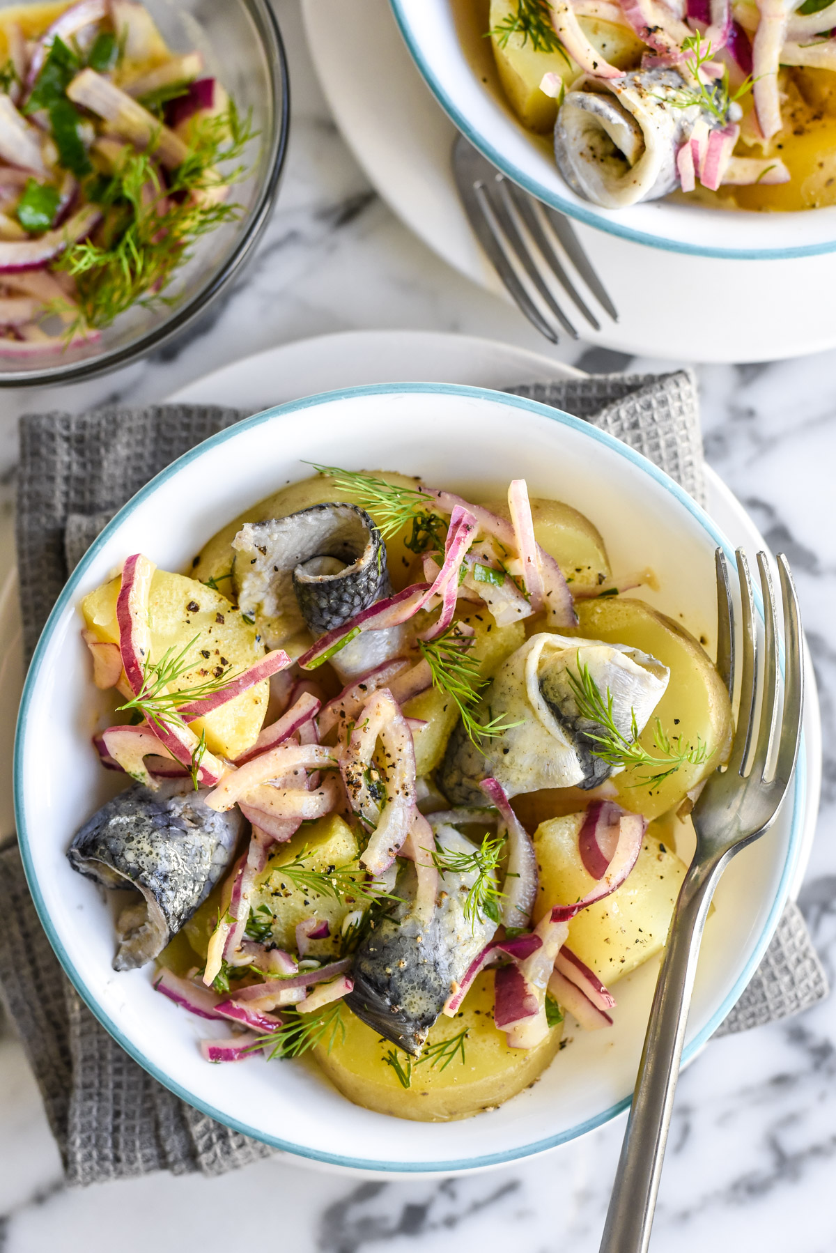 Pickled Herring And Potato Salad (Harengs Marinés Pommes à L’Huile ...