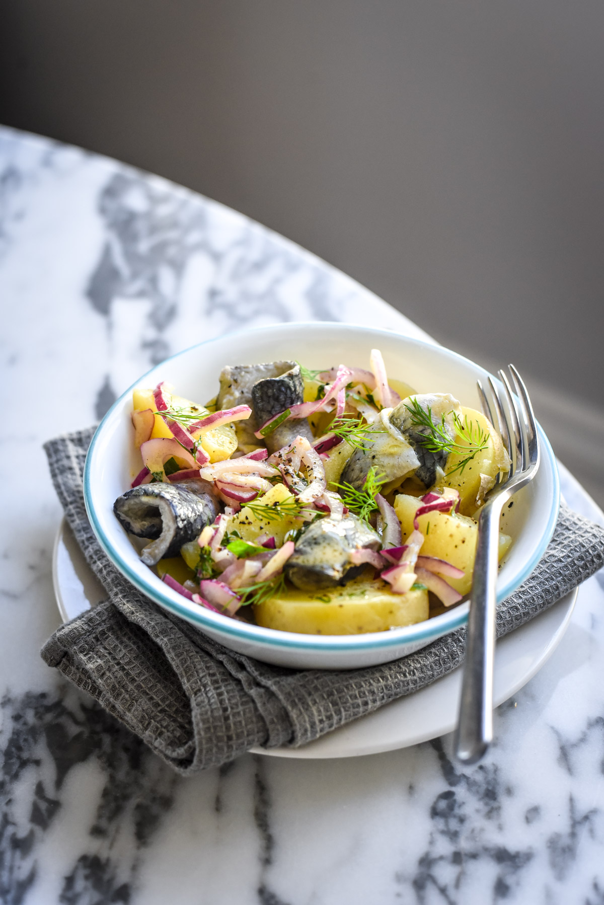 Pickled Herring And Potato Salad (Harengs Marinés Pommes à L’Huile ...