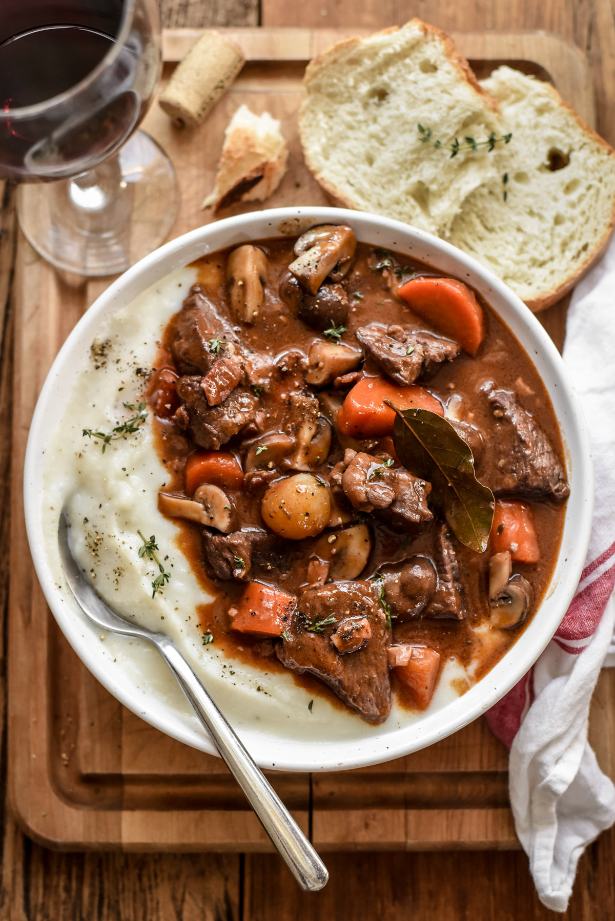 Classic French Beef Bourguignon - Pardon Your French