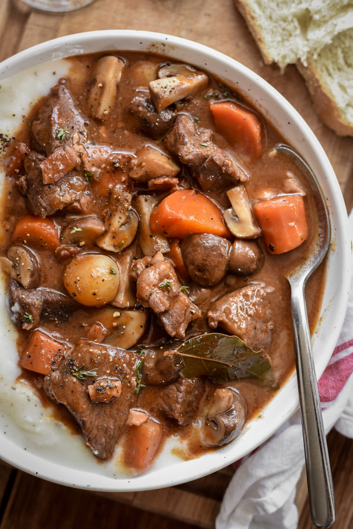 Classic French Beef Bourguignon - Pardon Your French