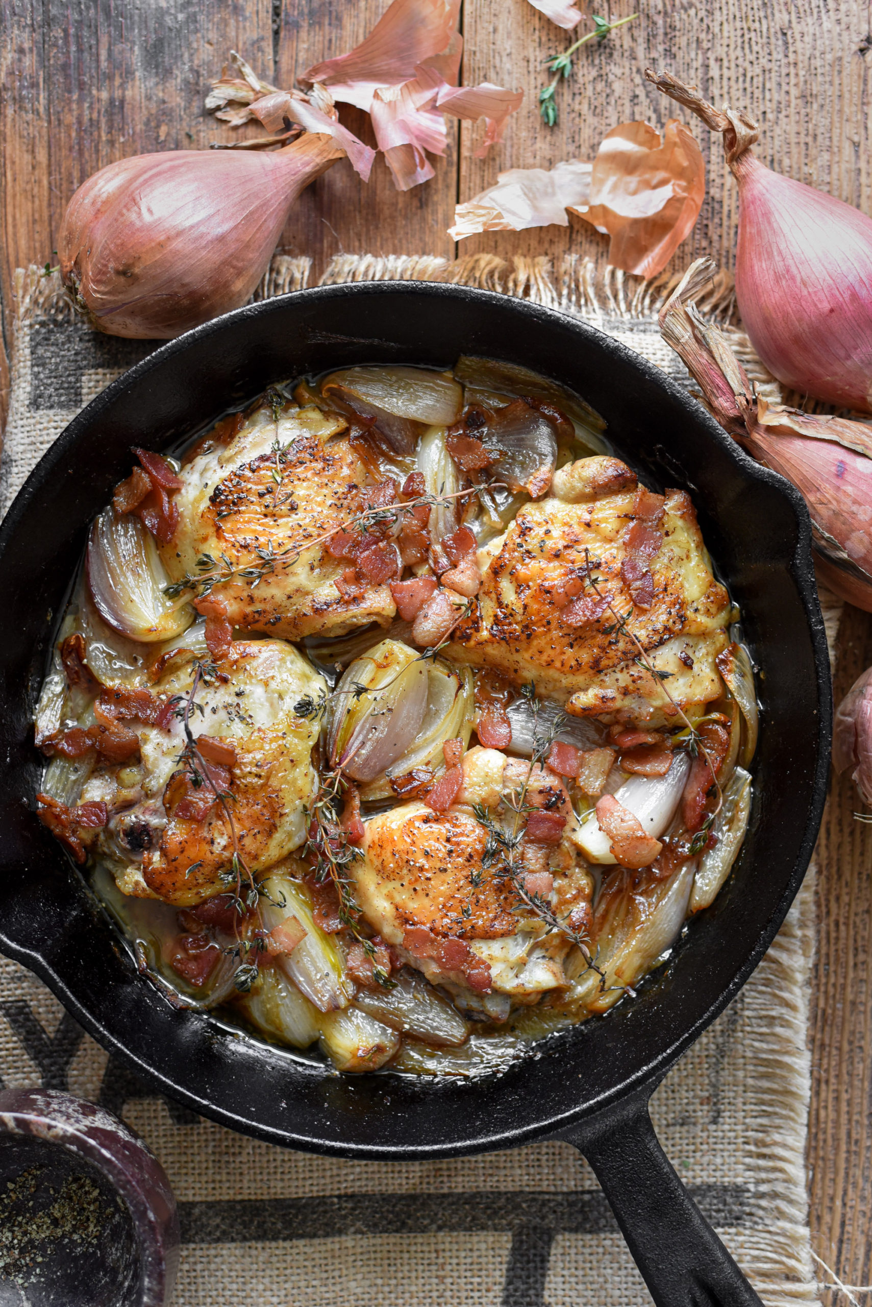 Creamy French Chicken Tarragon (Poulet à L’Estragon) - Pardon Your French