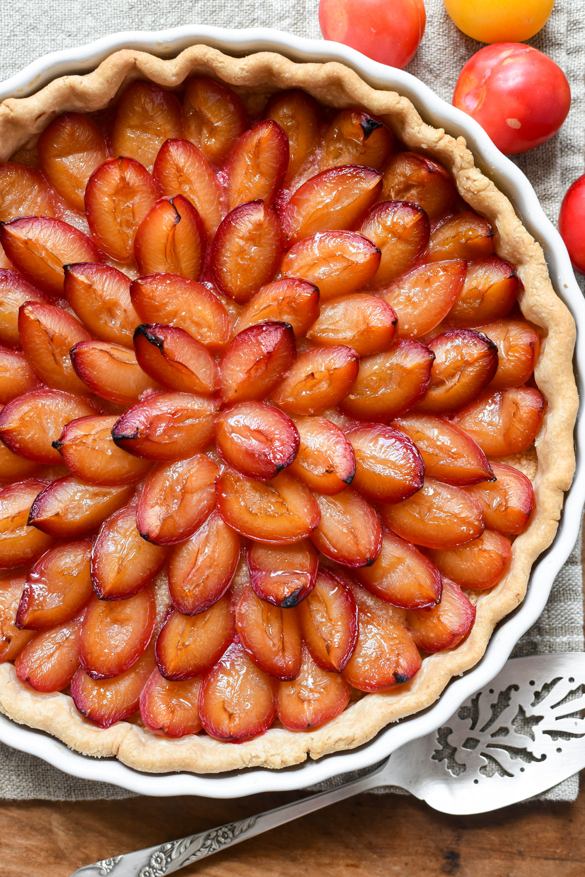 French Plum Tart (Tarte aux prunes) - Pardon Your French