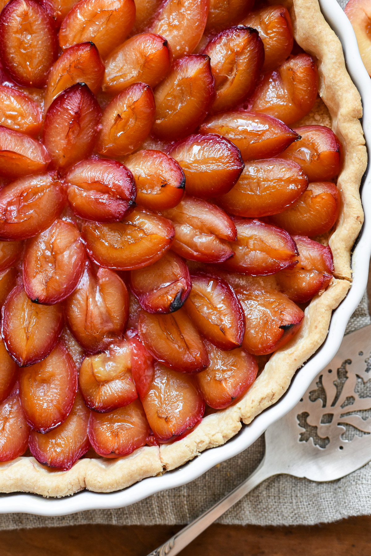 French Plum Tart (Tarte aux prunes) - Pardon Your French